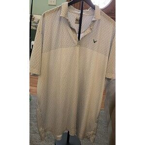 Callaway Polo Shirt Mens 2XL Gray White Geometric Golf Stretch Logo Opti-Dri